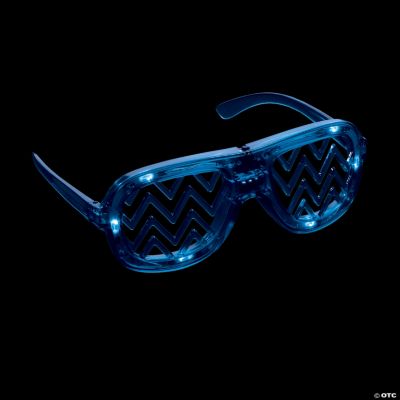 blue light up glasses